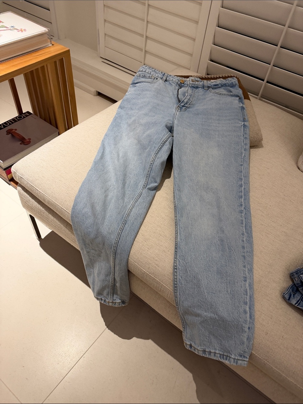 Zara Light Blue Relaxed Woman’s Jeans